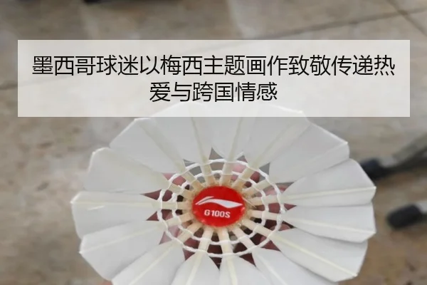 墨西哥球迷以梅西主题画作致敬传递热爱与跨国情感